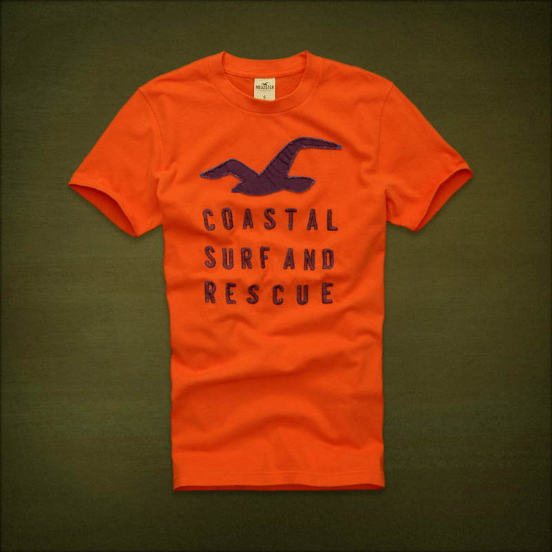 Hollister Hombres De Cuello Redondo Corto Remera HCO4223